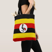 Tote Bag Drapeau de l'Ouganda (De près)