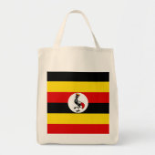 Tote Bag Drapeau de l'Ouganda (Devant)