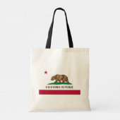 Tote Bag Drapeau de l'ours de Californie, États-Unis (Dos)