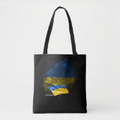 Tote Bag Drapeau de l'Ukraine (Devant)