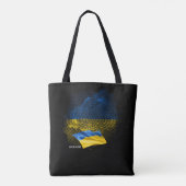 Tote Bag Drapeau de l'Ukraine (Dos)