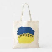 Tote Bag Drapeau de l'Ukraine aux tournesols (Dos)