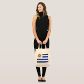 Tote Bag Drapeau de l'Uruguay (Devant (modèle))