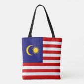 Tote Bag Drapeau de Malaisie (Dos)
