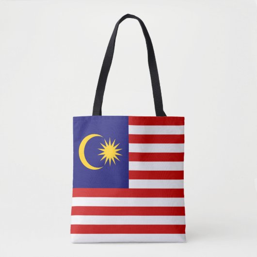 Tote Bag Drapeau de Malaisie (Devant)