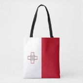 Tote Bag Drapeau de Malte (Devant)