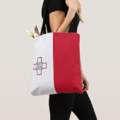 Tote Bag Drapeau de Malte (De près)