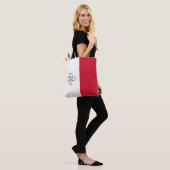 Tote Bag Drapeau de Malte (Sur le modèle)