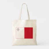 Tote Bag Drapeau de Malte (Dos)