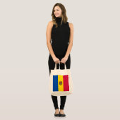 Tote Bag Drapeau de Moldavie (Devant (modèle))