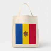 Tote Bag Drapeau de Moldavie (Devant)