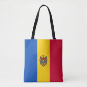 Tote Bag Drapeau de Moldova (Devant)