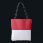 Tote Bag Drapeau de Monaco<br><div class="desc">Drapeau patriotique de Monaco.</div>