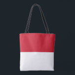 Tote Bag Drapeau de Monaco<br><div class="desc">Drapeau patriotique de Monaco.</div>
