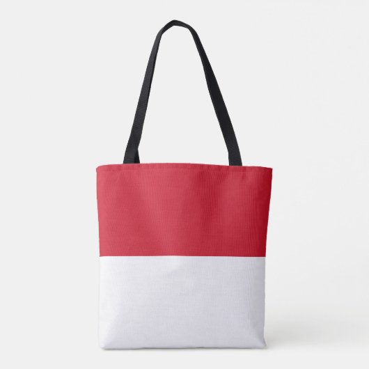 Tote Bag Drapeau de Monaco (Dos)