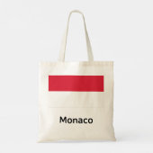 Tote Bag Drapeau de Monaco (Dos)