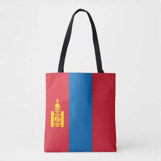 Tote Bag Drapeau de Mongolie (Devant)