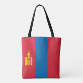 Tote Bag Drapeau de Mongolie (Dos)