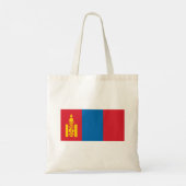 Tote Bag Drapeau de Mongolie (Dos)