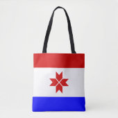 Tote Bag Drapeau de Mordovie (Devant)