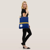 Tote Bag Drapeau de Nauru (Sur le modèle)