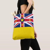 Tote Bag Drapeau de Niue (De près)