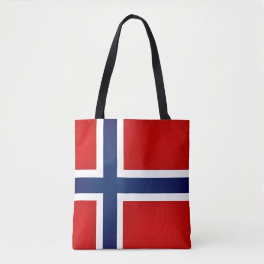 Tote Bag Drapeau de Norvège Cool (Devant)