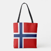 Tote Bag Drapeau de Norvège Cool (Dos)