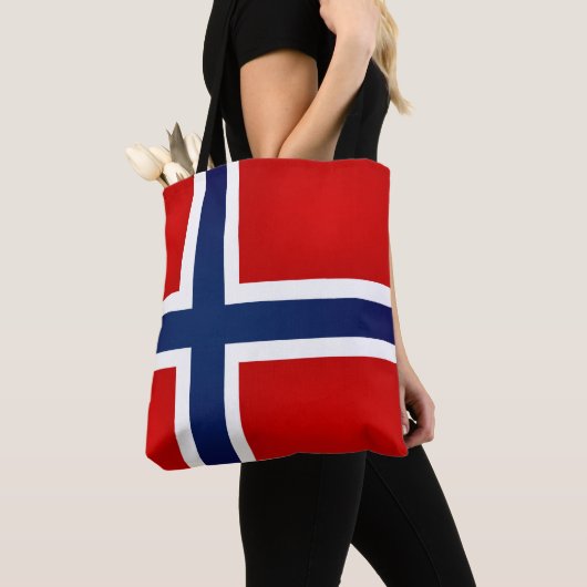 Tote Bag Drapeau de Norvège Cool (De près)