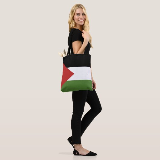 Tote Bag Drapeau de Palestine (Sur le modèle)