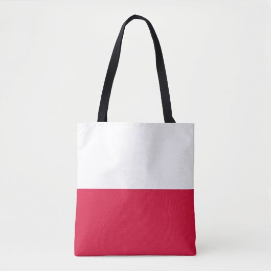 Tote Bag Drapeau de Pologne (Devant)