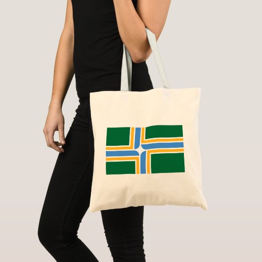 Tote Bag Drapeau de Portland (Oregon) (Devant (produit))