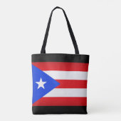 Tote Bag Drapeau de Porto Rico (Dos)