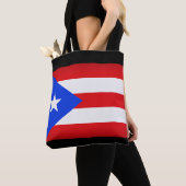 Tote Bag Drapeau de Porto Rico (De près)