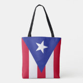 Tote Bag Drapeau de Porto Rico (Dos)