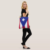 Tote Bag Drapeau de Porto Rico (Sur le modèle)