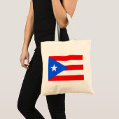 Tote Bag Drapeau de Porto Rico (Devant (produit))
