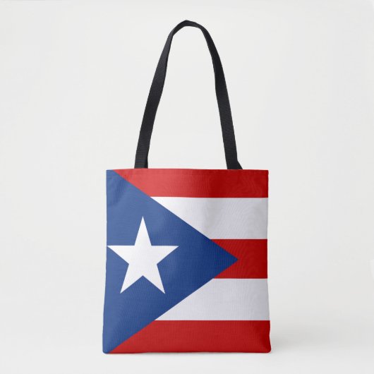 Tote Bag Drapeau de Porto Rico (Devant)