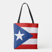 Tote Bag Drapeau de Porto Rico (Dos)