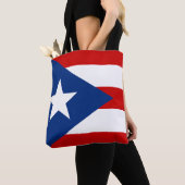 Tote Bag Drapeau de Porto Rico (De près)