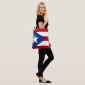 Tote Bag Drapeau de Porto Rico (Sur le modèle)