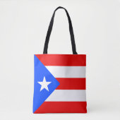 Tote Bag Drapeau de Porto Rico (Devant)