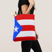 Tote Bag Drapeau de Porto Rico (De près)