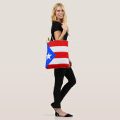 Tote Bag Drapeau de Porto Rico (Sur le modèle)