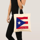 Tote Bag Drapeau de Porto Rico (Devant (produit))