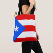 Tote Bag Drapeau de Porto Rico (De près)