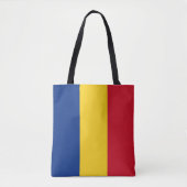 Tote Bag Drapeau de Roumanie (Devant)