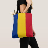 Tote Bag Drapeau de Roumanie (De près)