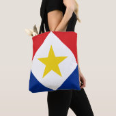 Tote Bag Drapeau de Saba (De près)