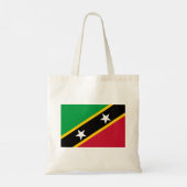 Tote Bag Drapeau de Saint-Christophe-et-Niévès (Dos)